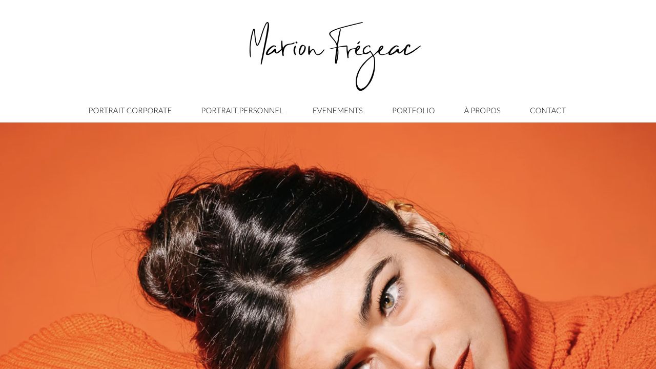 Capture du site de Marion Frégeac — Mamzelle Bulle Photo