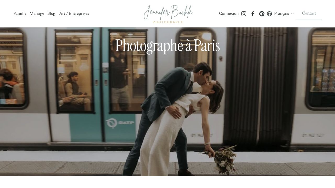 Capture du site de Jennifer Buckle